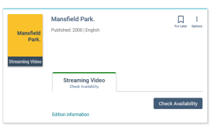 type reads Mansfield Mark streaming video Published 2008 Englsih check availability.