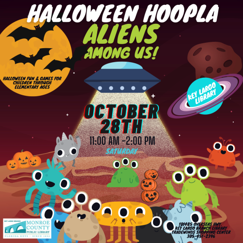 Halloween Hoopla: Aliens Among Us @ Key Largo Branch Library