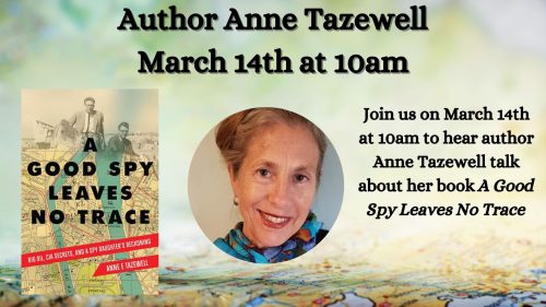 Anne Tazewell at Café con Libros on March 14 at 10am at the Key West Library