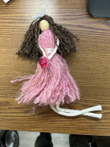 Twine Doll for Adult Crafting Corner at the Key West Library on January 22nd at 10am.