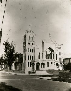 A church under construction